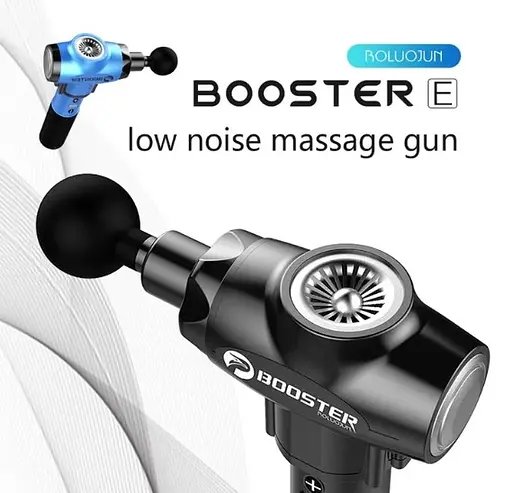 Перкусійний м'язовий ударний масажер Booster Е тригерних точок Сріблястий - фото 8