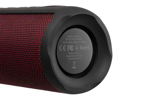 Акустическая система 2E SoundXTube Plus TWS, MP3, Wireless, Waterproof Red - фото 5