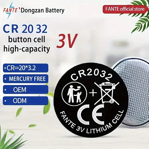 Набір літієвих батарейок-таблеток CR2032 для дрібної техніки - фото 2