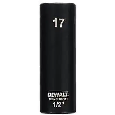 Головка торцевая DeWalt Impact удлиненная 1/2" х 17 мм (DT7551)