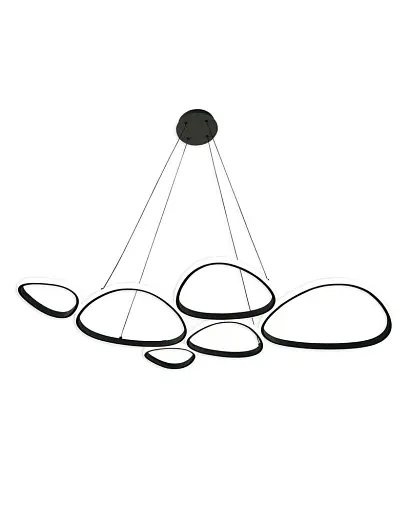 Подвесной светильник, люстра Goldlux 334053 Petra LED 1x58W 4000K 9000Lm IP20 черный - фото 1
