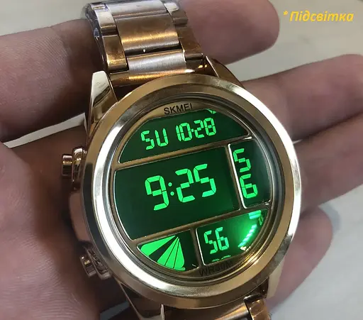 Наручний чоловічий годинник Skmei 1448 Indigo Рожеве золото - фото 10