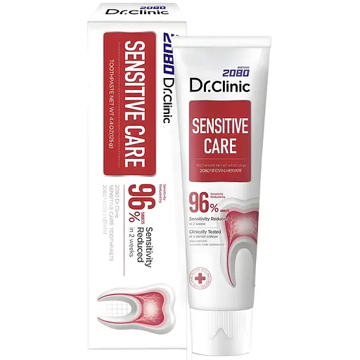 Зубна паста 2080 Dr.Clinic для чутливих зубів 125 г