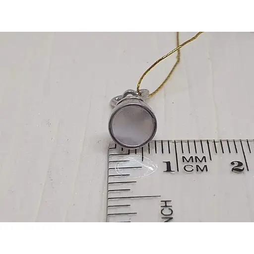 Золоті сережки Платон з перламутром. 3С196/68Б - фото 4