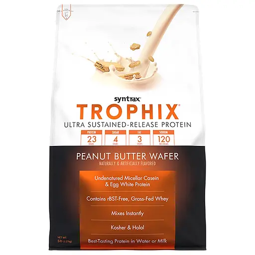 Протеин Trophix, 2.27 кг Вафли с арахисовым маслом Syntrax fit0013537