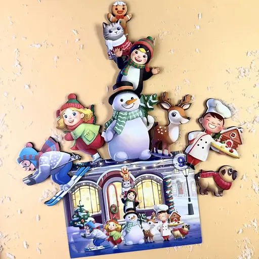 Дитяча настільна гра "Хто був на вулиці?" Ubumblebees (ПСД294) PSD294 дерев'яна - фото 12