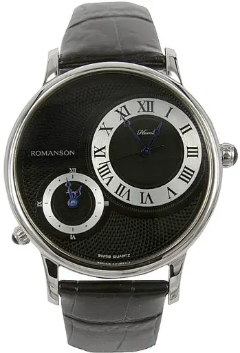Часы Romanson TL1212MWH BK кварц. 2в1
