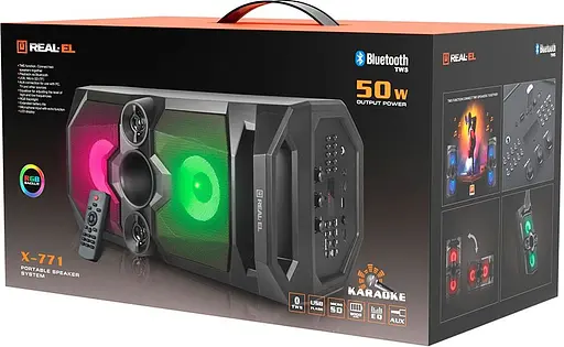 Акустика REAL-EL X-771 Black [82794] - фото 12