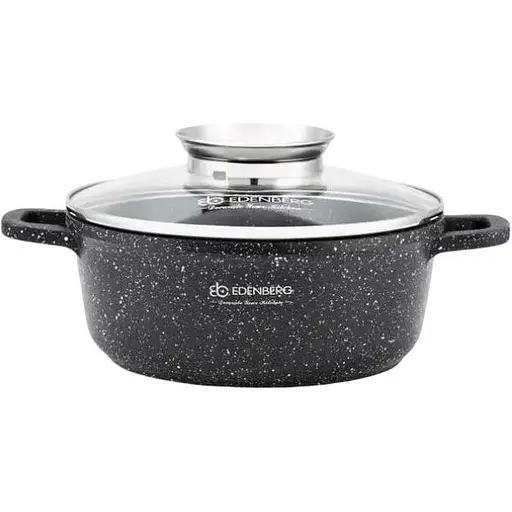 Кастрюля Edenberg EB-8111 с гранитным покрытием и крышкой 2.8 л 20 см. - фото 1