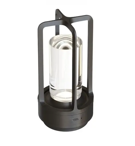 Настольная лампа с аккумулятором KLOODI DECO TA-5V CAN CCT BK - фото 3