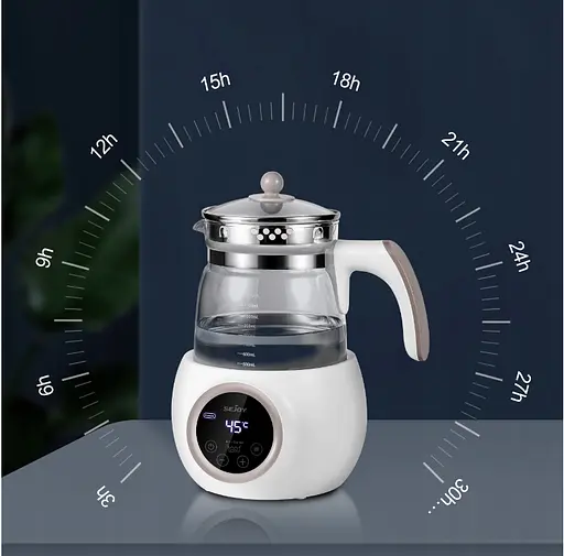 Электрочайник с функцией памяти и поддержания температуры Sejoy TN74 800 Вт белый - фото 7