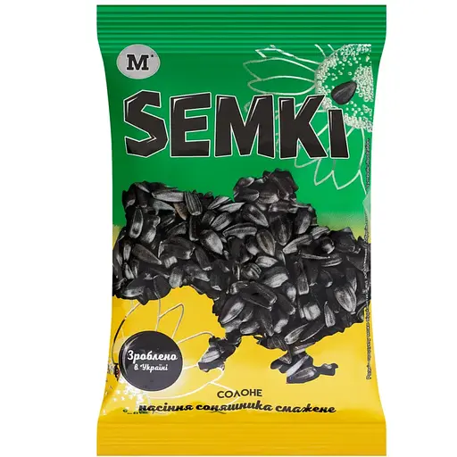 Насіння соняшника Semki смажене солоне 100 г - фото 1