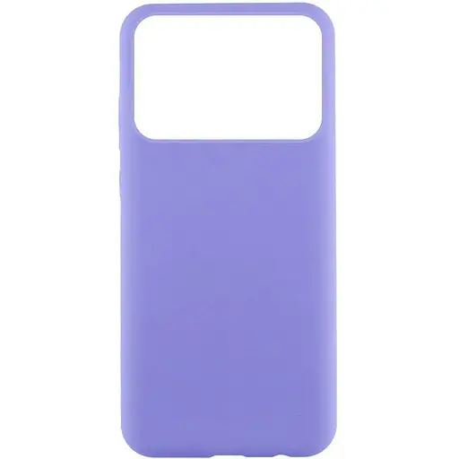 Чехол Lakshmi Silicone Cover (AAA) для Xiaomi Poco X6 Pro Сиреневый / Dasheen