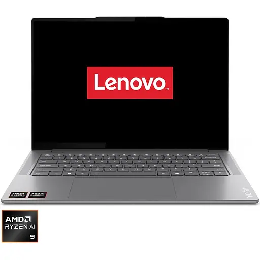 Ноутбук Lenovo Yoga Pro 7 14ASP9 з процесором AMD Ryzen™ AI 9 365 pana la 5.0GHz, 14.5" 2.8K WQXGA+, OLED, 120Hz, 32GB LPDDR5x RAM, 1TB SSD, AMD Radeon™ 8
