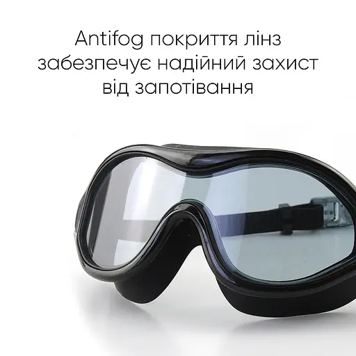 Маска для плавання Renvo Malawi Уні Anti-fog чорний OSFM (2SM120-01) - фото 6