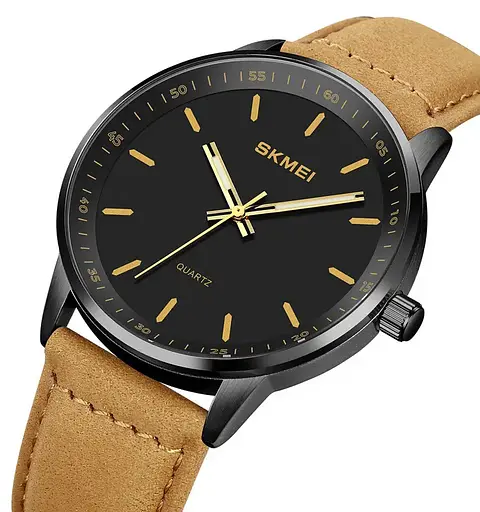 Часы классические мужские Skmei 2034 (Коричневый) - фото 3