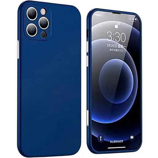 Чехол-накладка DK Plastic Case Glass 360° Full Coverage для Apple iPhone 13 Pro Max (blue)