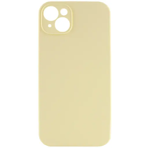Чехол Epik Silicone Case Full Camera Protective AA NO LOGO для Apple iPhone 15, 6.1 Желтый/Mellow Yellow