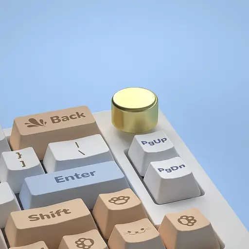 Бездротова механічна клавіатура YUNZII VN66 з гарячою заміною, клавіатура 65% з рабиною рукою, Bluetooth/Wired/2,4 ГГц бездротова - фото 2