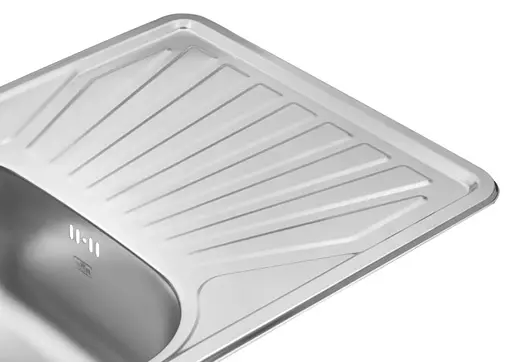 Кухонная мойка Kroner KRP Satin - 7848 (0,8 мм) (CV022789) - фото 4