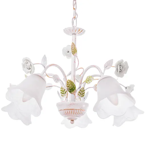 Люстра підвісна Brille флористика E27 60W WH (BKL-521S/5) - фото 7