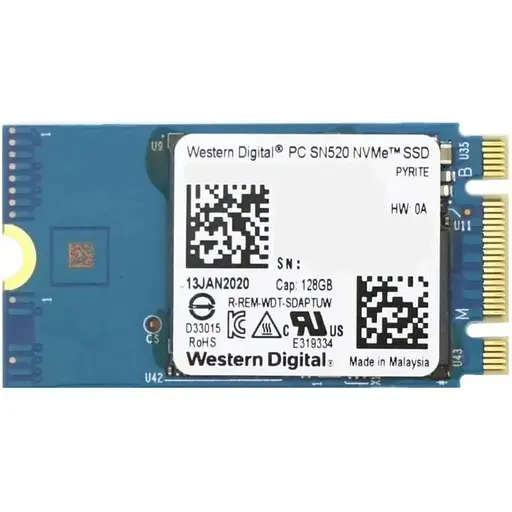 Накопитель SSD WD M.2 2242 256GB (SDAPMUW-256G-1001) Б/У - фото 1