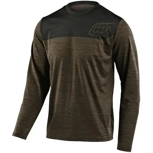 Велоджерси Troy Lee Designs Flowline L/S Jersey Shield S Walnut (1106-346038012)