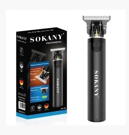 Машинка для стрижки Sokany SK-700C Триммер для бороды и окантовочная машинка - фото 3