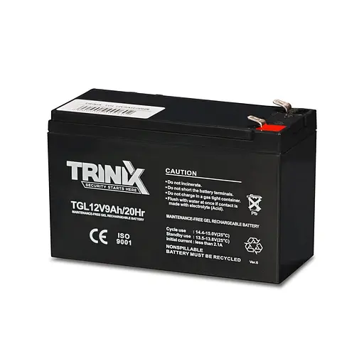 Аккумуляторная батарея гелевая 12В 9Ач Trinix TGL12V9Ah/20Hr GEL (44-00018)