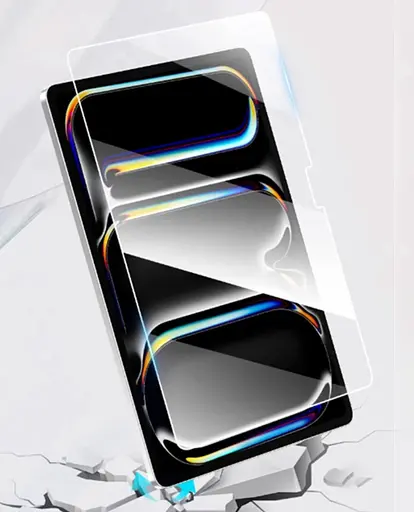 Захисне скло DK для Apple iPad Air 11" M2 2024 A2900/A2902/A2903 Full Glue 3 шт (017810) - фото 7