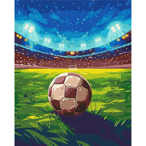 Картина за номерами на підрамнику Brushme Футбольний матч