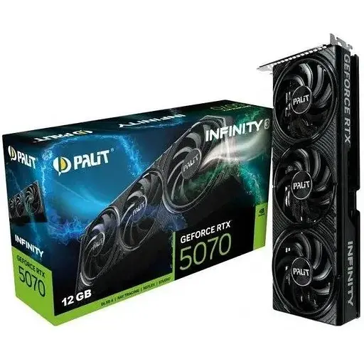 Видеокарта Palit GeForce RTX 5070 Infinity 3 12GB - фото 1