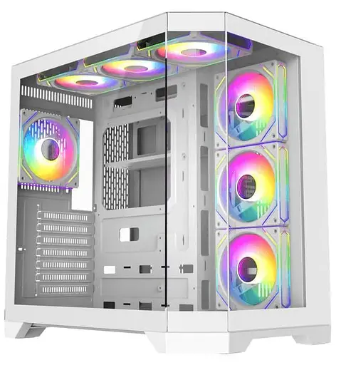 Корпус GameMax HYPE-A Tempered Glass White (HYPE-A White) Без БП - фото 1