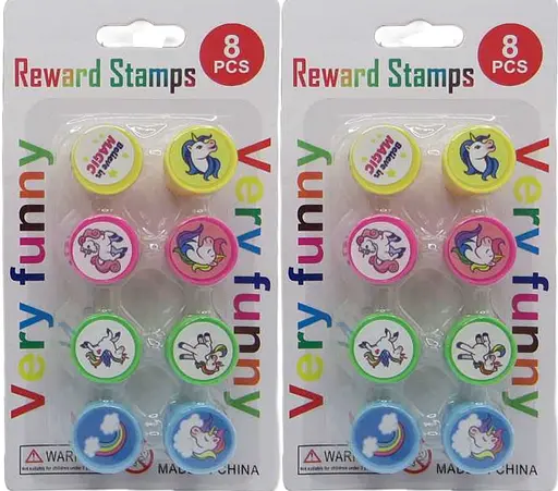 Набор штампиков Единорог, 25 мм, 8 шт., в блистере - фото 2