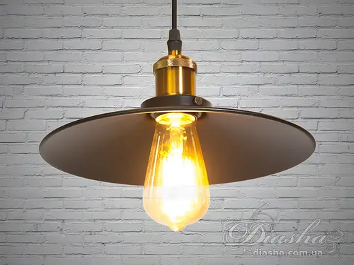 Магнетичний, стриманий світильник-підвіс в стилі Лофт, під лампу Едісо. - фото 1