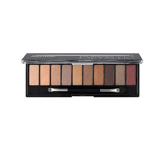 Палетка теней для век Flormar Eye Shadow Palette №04 (Metallic) 10 г (8000019545168) - фото 2