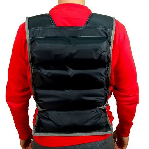 Жилет утяжелительный EasyFit EF-VST-18 черный 18 кг - фото 2