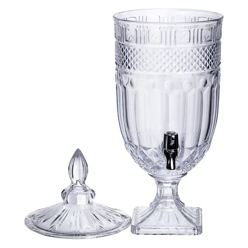 Лимонадниця Topaz Crystal 5л із краном HP-19-294 глек диспенсер для напоїв прозорий Yiwu HP-19-294 - фото 3