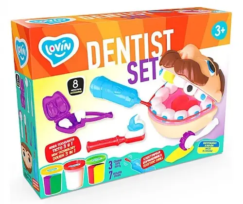 Набір для ліплення з тістом Dentist Set, 41193