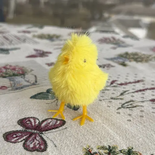 Великоднє декоративне курчатко пухнасте MIS LT - фото 1