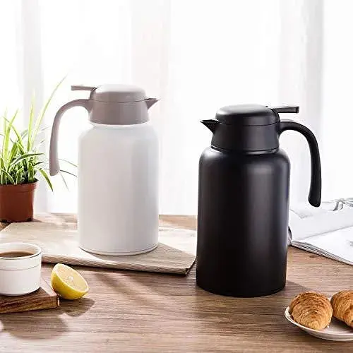 Термос-кувшин Sanvcat Stainless Vacuum up 2 (H8152) белый - фото 3