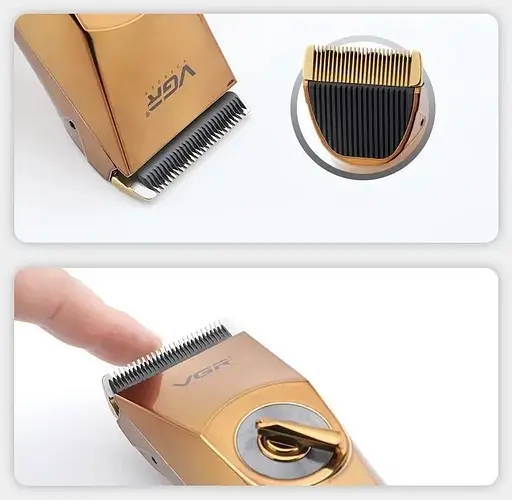 Професійна машинка для стрижки волосся VGR V-663 з насадками - фото 8