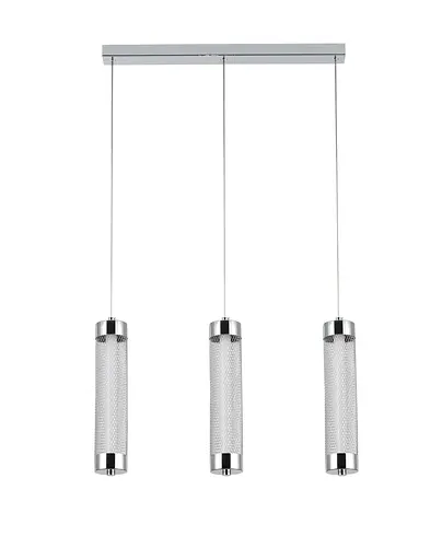 Підвісний світлодіодний світильник G 2664/3L 24W Хром - фото 2