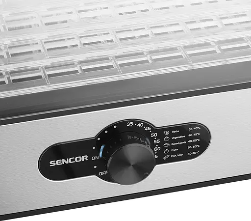 Сушарка для продуктів Sencor SFD950SS 240 Вт 5 піддонів - фото 5