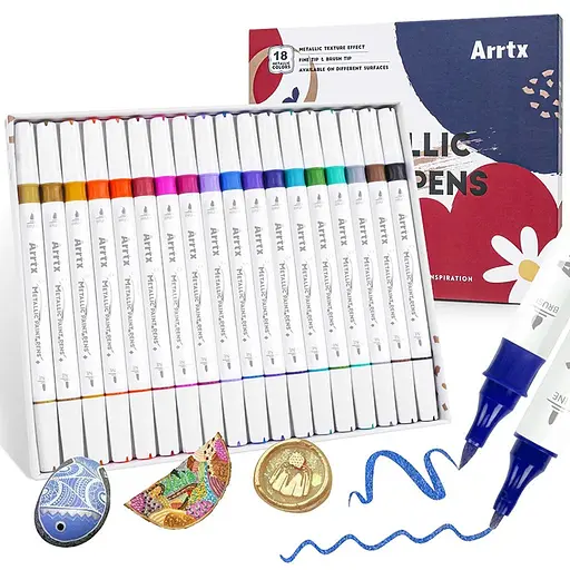 Металлические маркеры Arrtx 18 цветов
