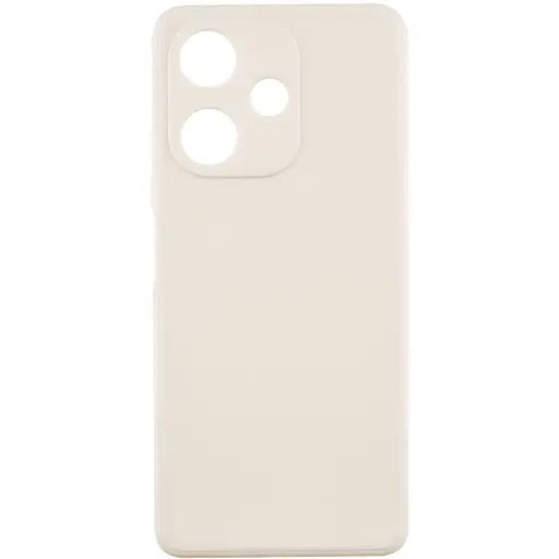 Силиконовый чехол Epik Candy Full Camera для Infinix Hot 30 Бежевый / Antique White