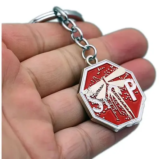 Брелок эмблема дорожный знак Stop The Last of Us 2 / Последний из нас 2 - фото 3