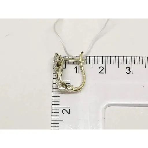 Золоті сережки Гаразд з фіанітами. 3533549 - фото 6