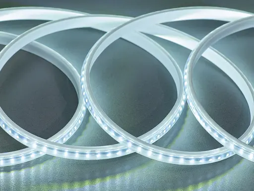 Світлодіодна стрічка 220в, 120штм, герметична, 10мм, холодний - фото 1