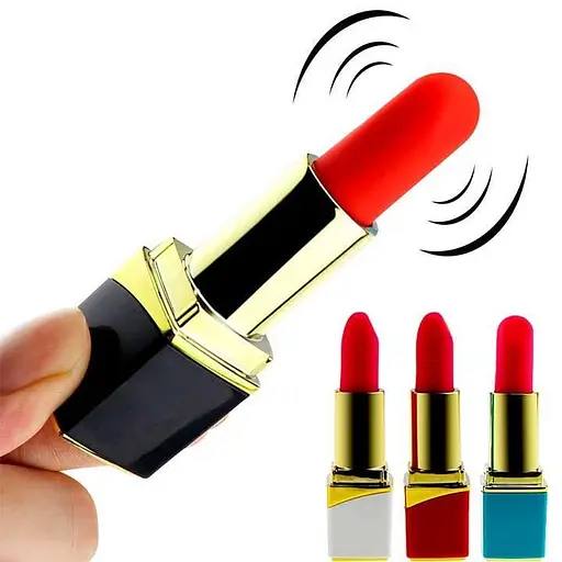 Вібратор для клітора "Секретна помада" 10 режимів USB 9,5 см Чорний K0927-2 - фото 5